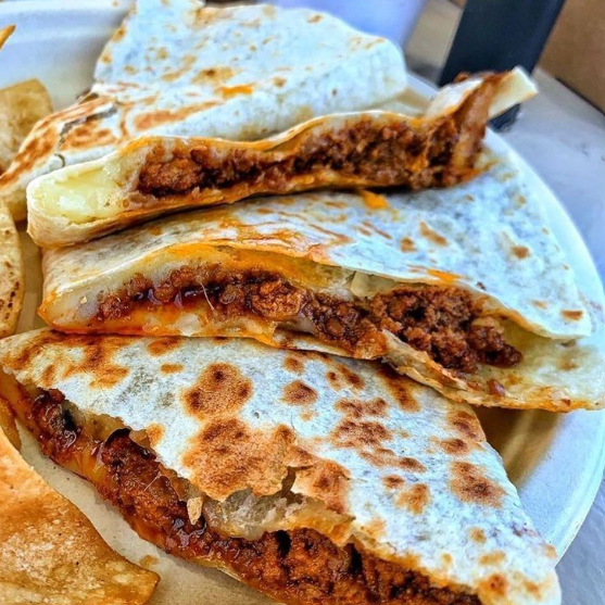 Gringa Maya (cochinita quesadilla)